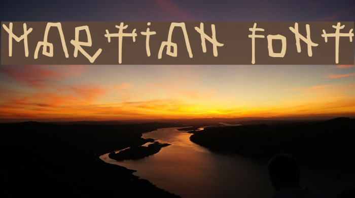 Martian Font Font examples