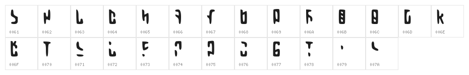 Martian Hull Markings Gloopy Character Map