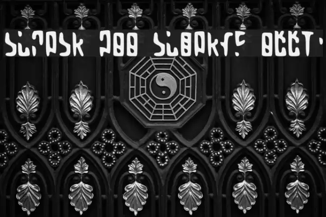 Martian Hull Markings Gloopy Font examples