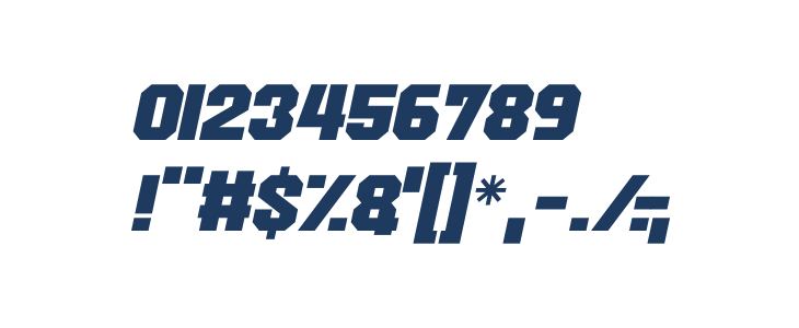 Martian Robotics Italic Other Characters