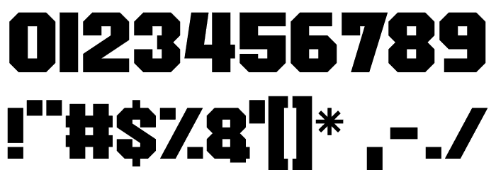 Martian Robotics Font OTHER CHARS