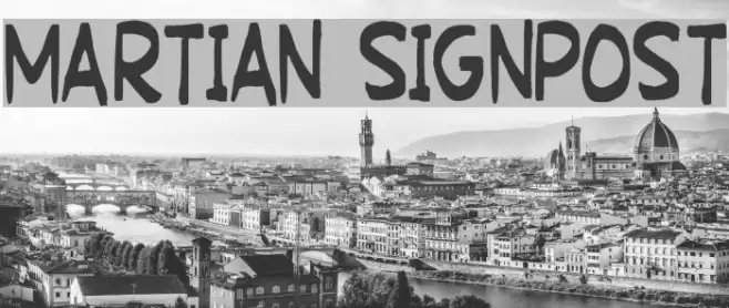 Martian Signpost Font examples