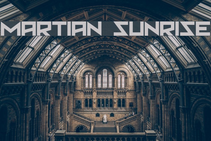 Martian Sunrise Example 1