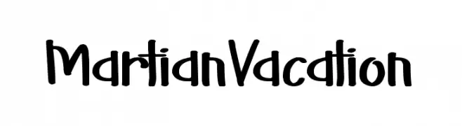 Martian Vacation  Free Fonts Download