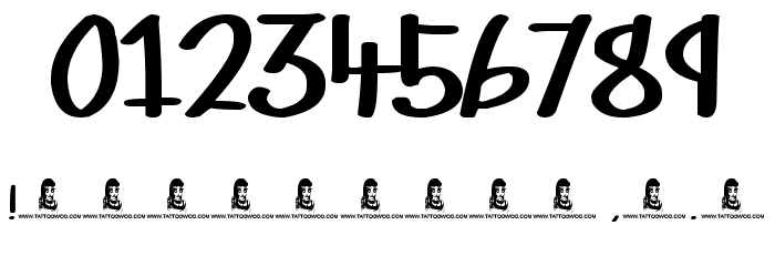 Martian Vacation Font OTHER CHARS