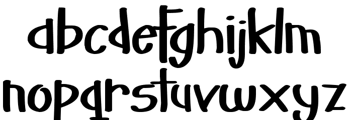 Martian Vacation Font LOWERCASE