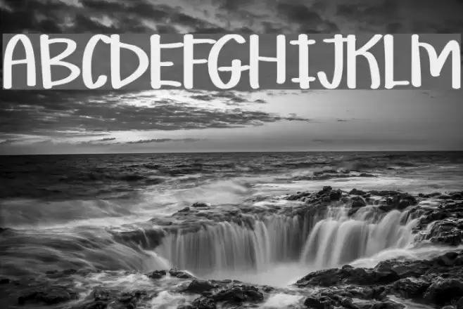 Martian Vacation Font examples