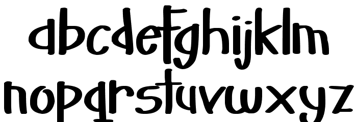 Martian Vacation Font LOWERCASE