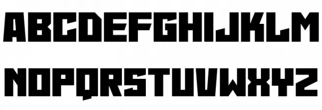 Martian Wars Schriftart Groß