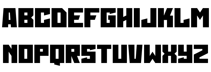Martian Wars Font LOWERCASE
