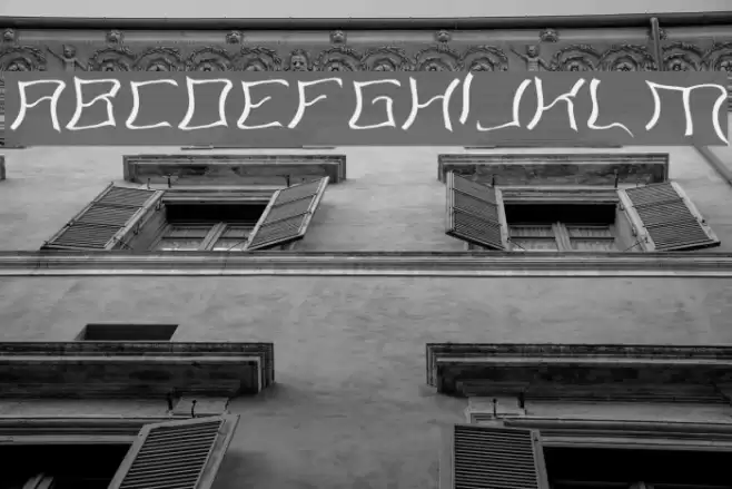 Martians spacewarped my dad Font examples