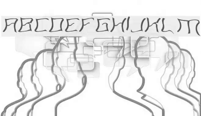 Martians spacewarped my dad Font examples