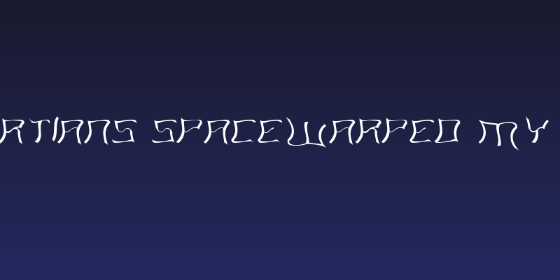 Martians spacewarped my dad Social Header