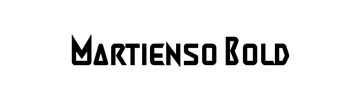 Martienso Bold  Fuentes Gratis Descargar