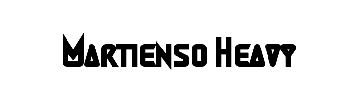 Martienso Heavy  免费字体下载