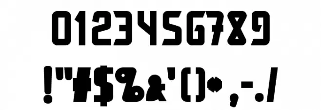 Martienso Heavy Font OTHER CHARS