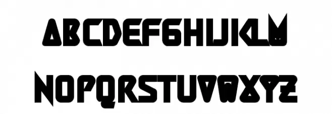 Martienso Heavy Font Litere mici