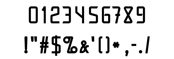 Martienso Medium Font OTHER CHARS