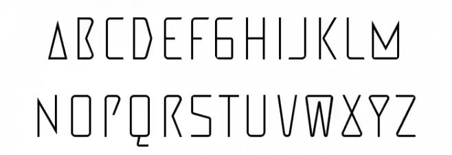 Martienso Thin フォント 大文字