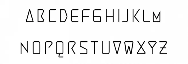 Martienso Thin Schriftart Kleinbuchstaben