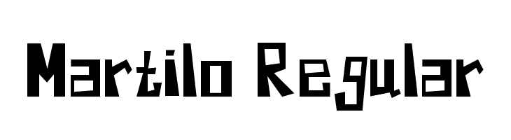 Martilo Regular  Free Fonts Download
