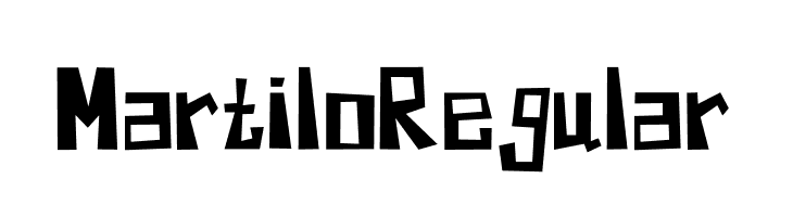 Martilo Regular  Free Fonts Download