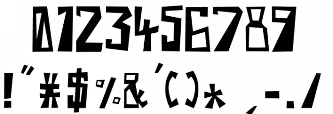 Martilo Regular Font OTHER CHARS