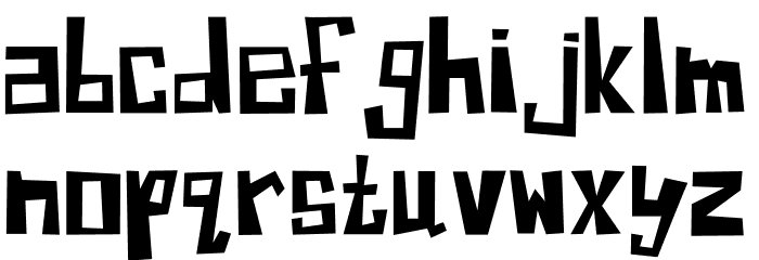 Martilo Regular Font LOWERCASE