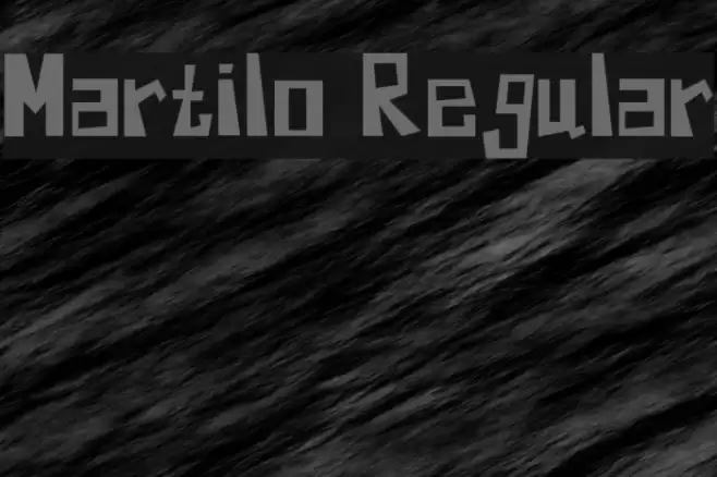 Martilo Regular Font examples