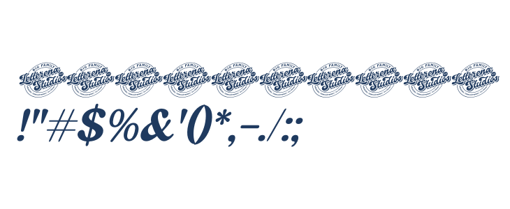 Martin Breaks DEMO VERSION Italic Other Characters