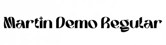 Martin Demo Regular خط