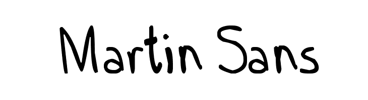 Martin Sans  font caratteri gratis
