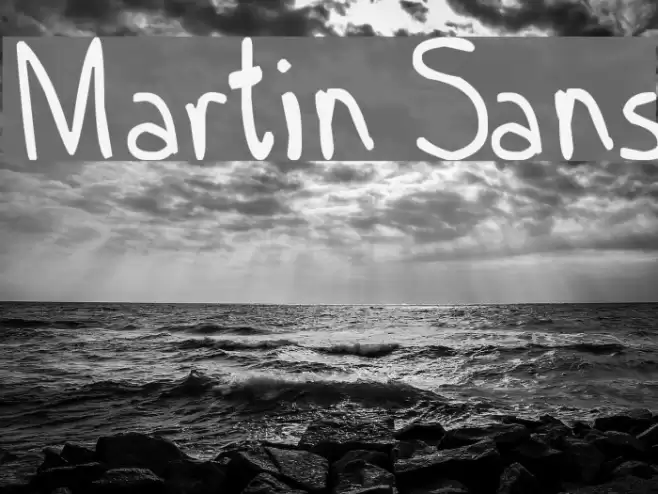 Martin Sans Font examples