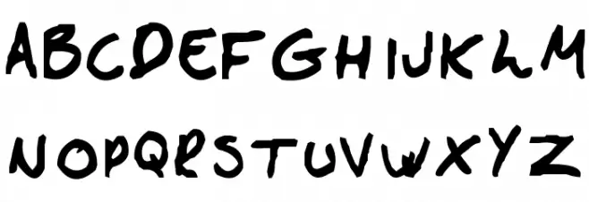 Martin 字体 大写