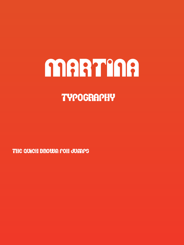 Martina Poster