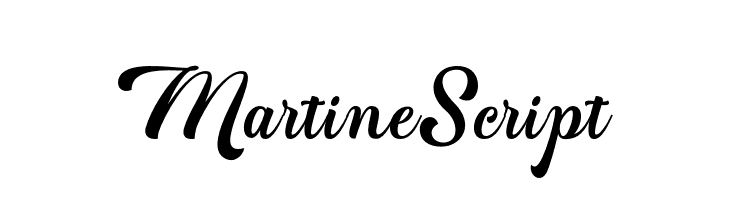 MartineScript  免费字体下载
