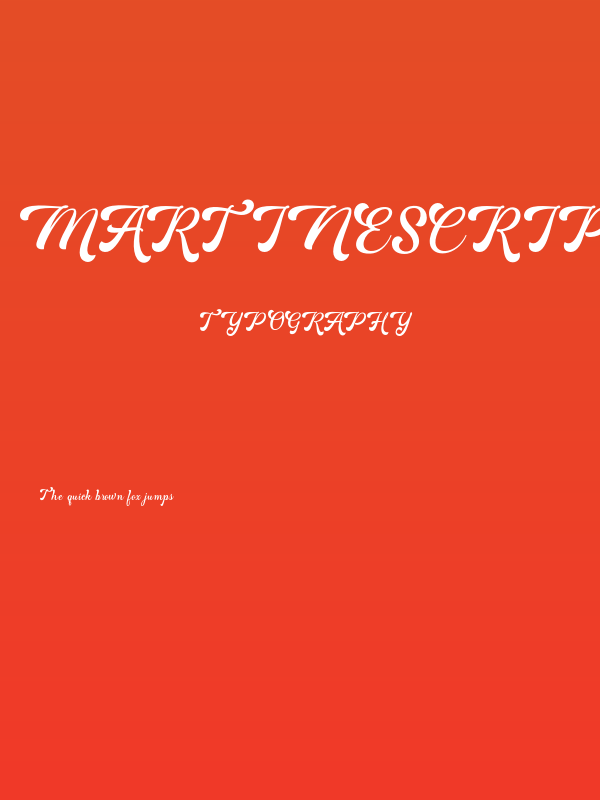 MartineScript Poster