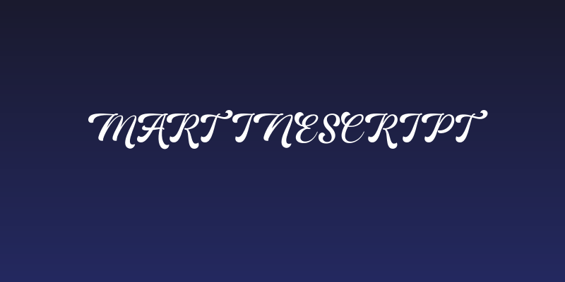 MartineScript Social Header
