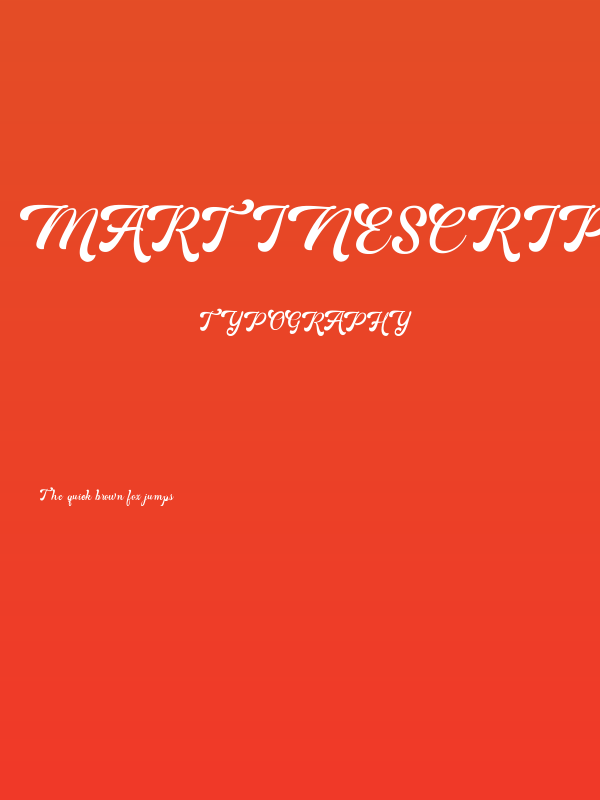 MartineScript Poster
