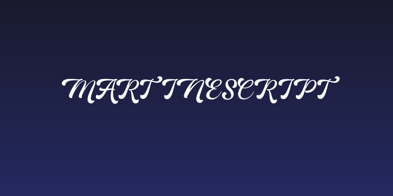 MartineScript Social Header