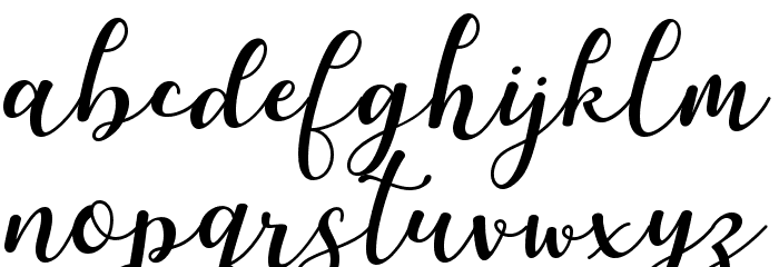 Martinesse Font LOWERCASE