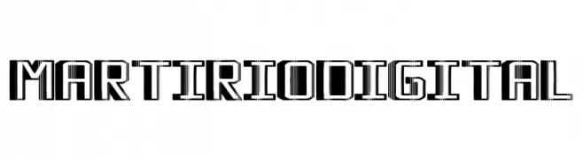 Martirio Digital  フリーフォントのダウンロード
