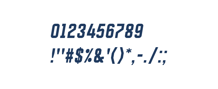 Martius Italic Other Characters