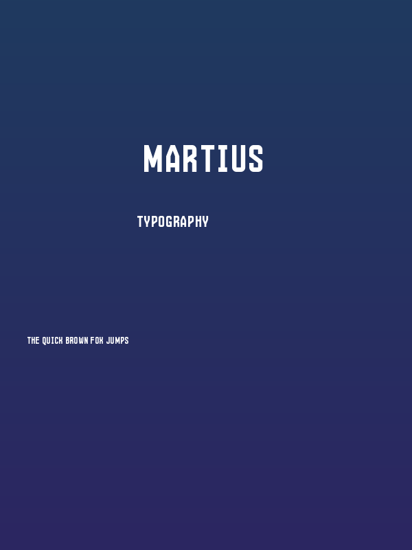 Martius Poster