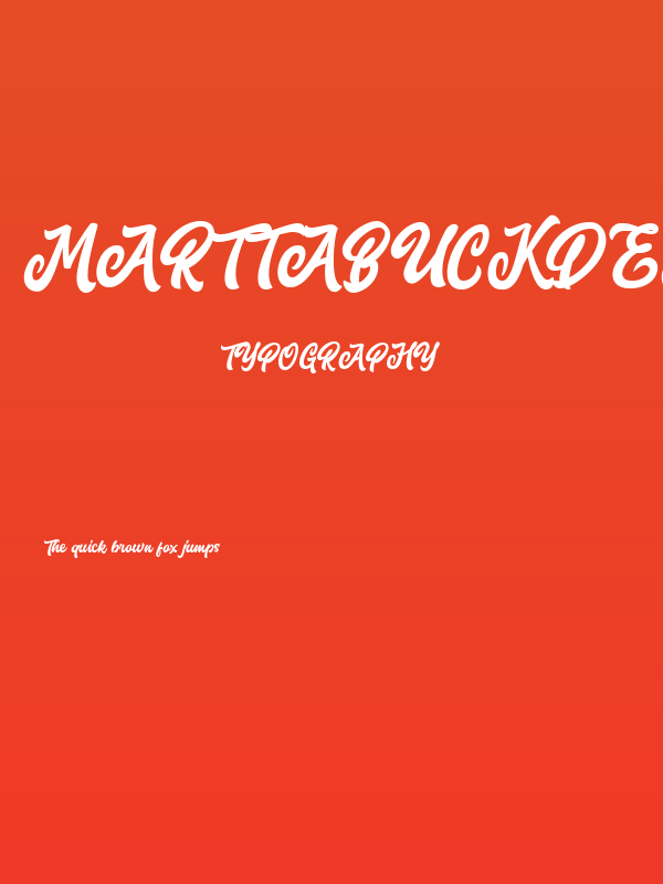 MarttabuckDEMO Poster