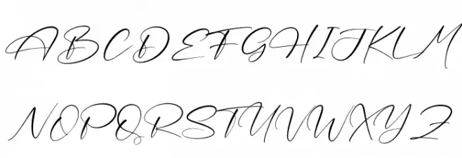 Marttha Unsllah फ़ॉन्ट अपरकेस