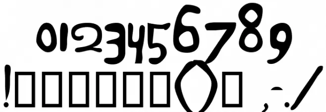 Marty Bold Font OTHER CHARS