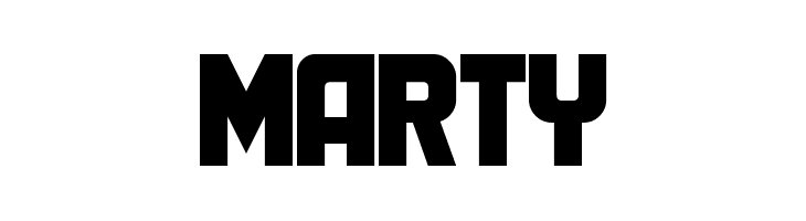 Marty  免费字体下载