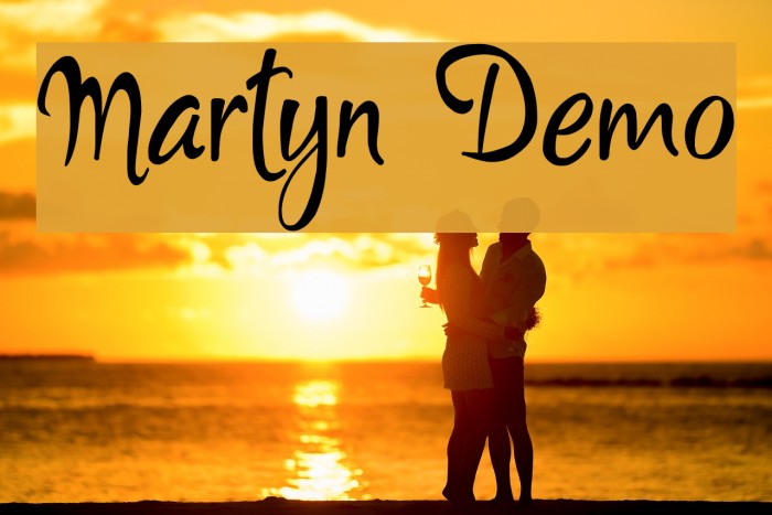 Martyn Demo Font examples