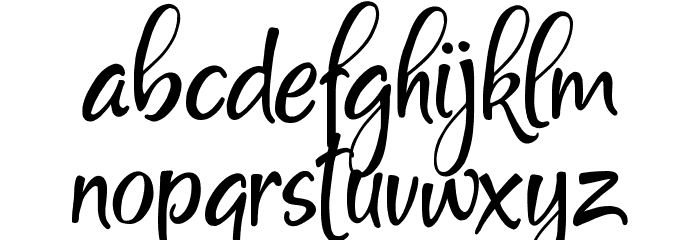 Martyn Demo Font LOWERCASE